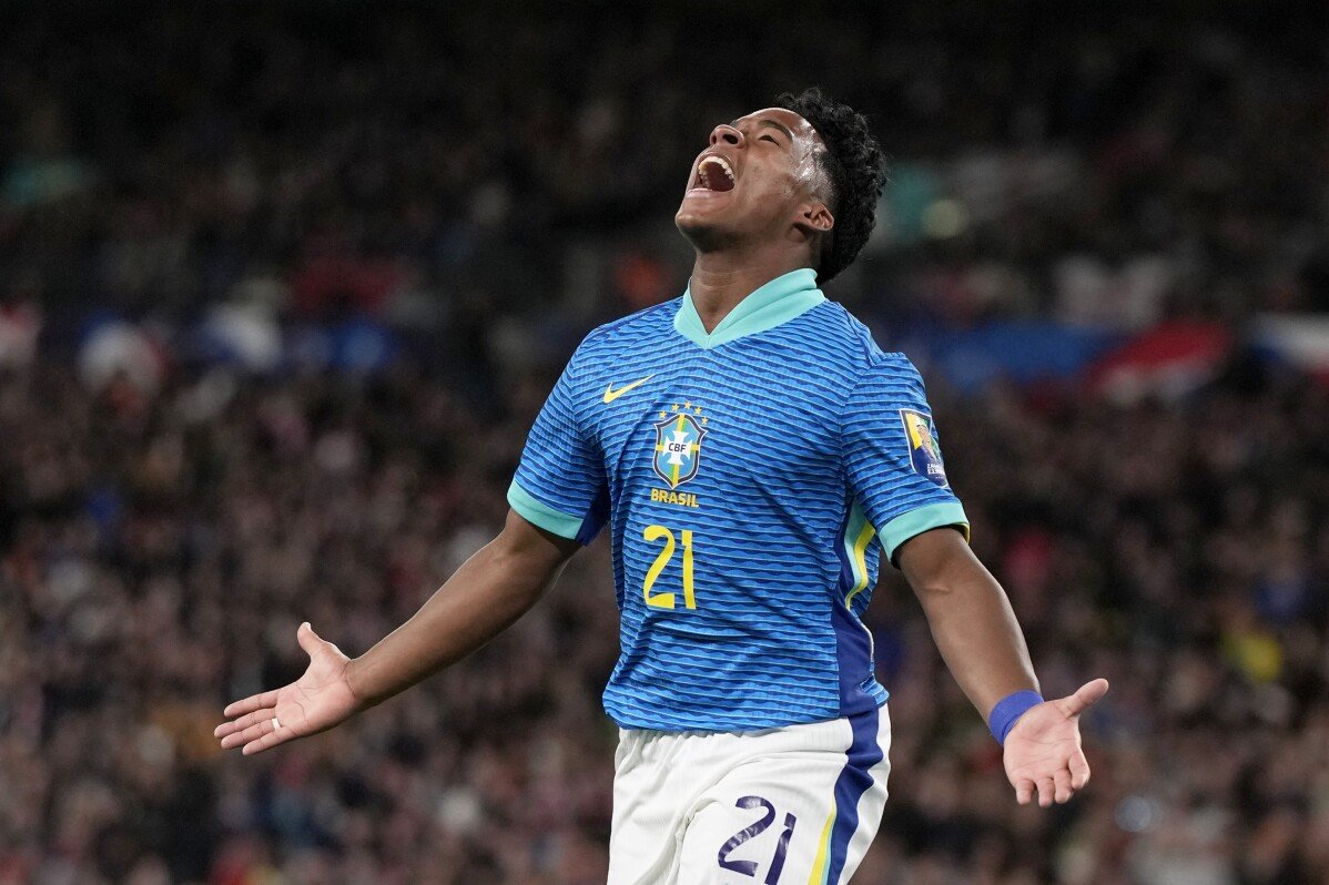 El adolescente brasileño Endrick obtiene la camiseta número 9 para la Copa América, apuntando a una dinastía con el equipo nacional